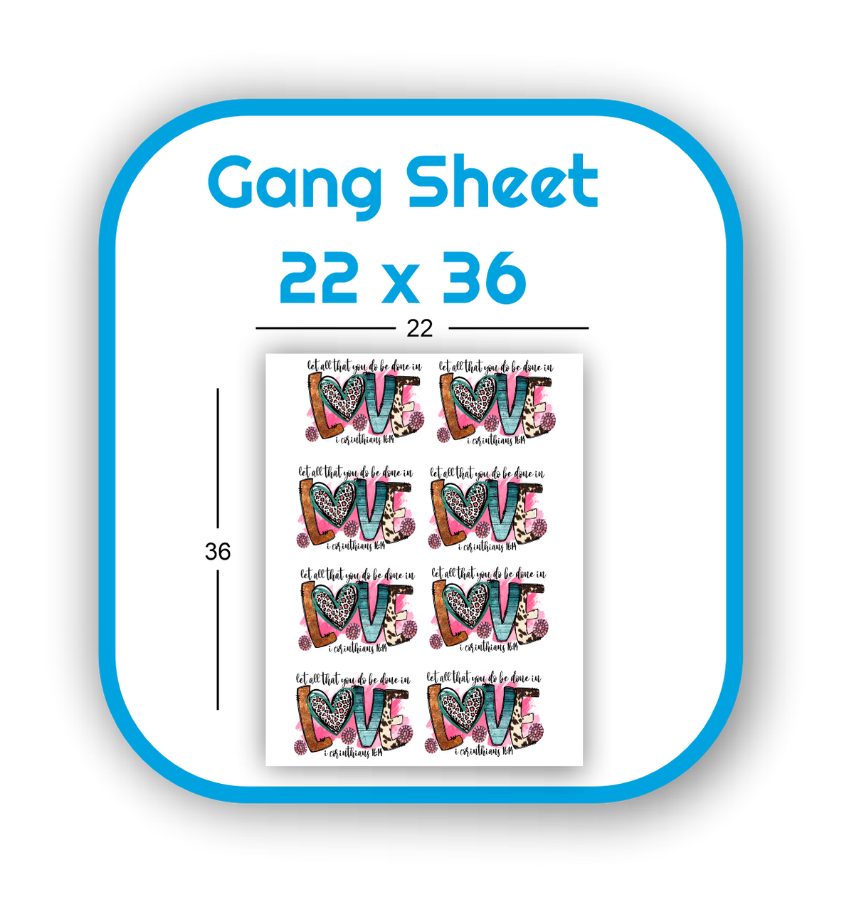 Gang Sheet