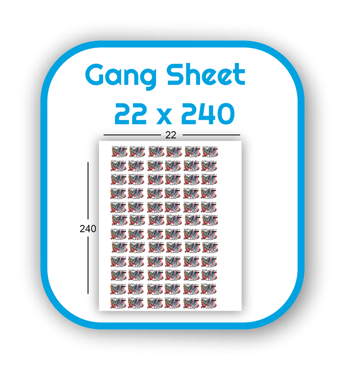 Gang Sheet